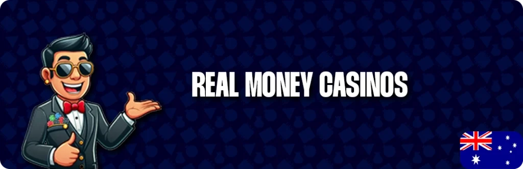 Fin the best real money casinos in Australia