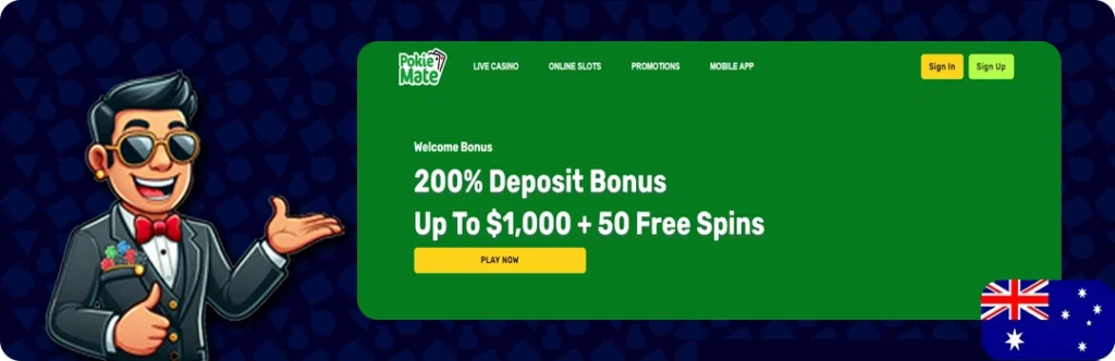 PokieMate — $5 Unlocks 50 Free Spins on Big Bass Bonanza