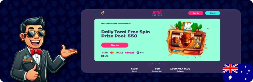 Wild Fortune Casino — Best Payout Casino with Bonuses