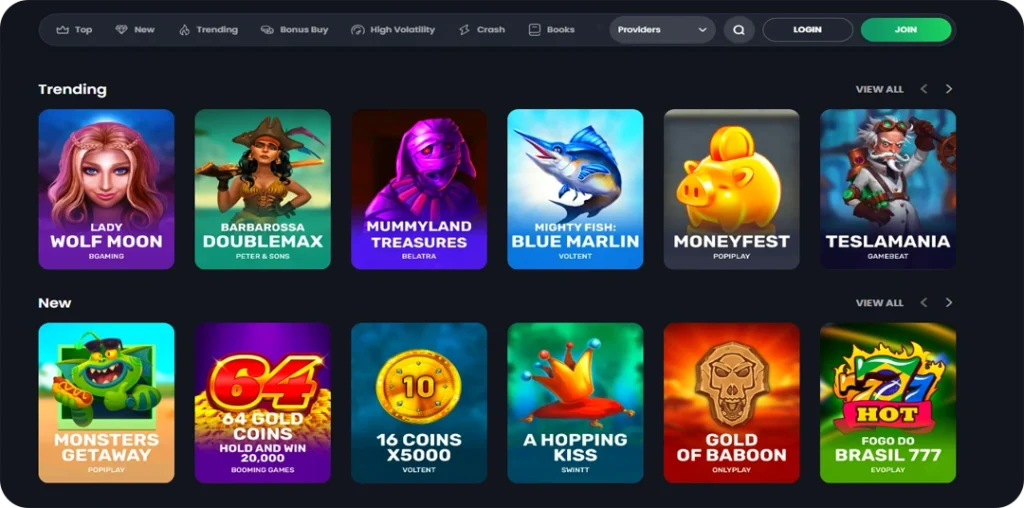 Bitkingz Online Casino Games