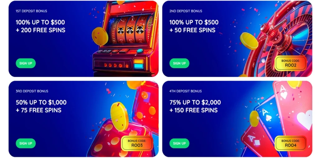 Casino Bonuses for Australian Players at Rooli