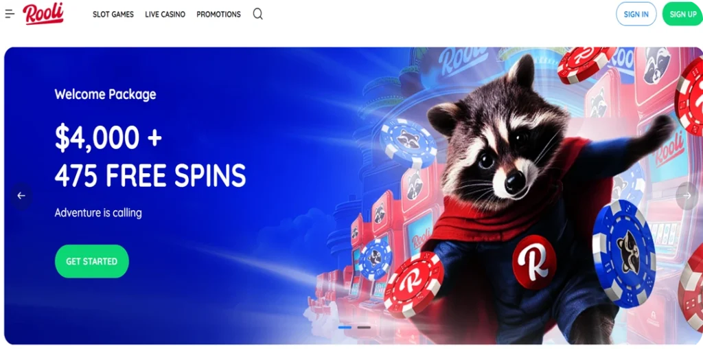 Casino Interface & Layout Experience