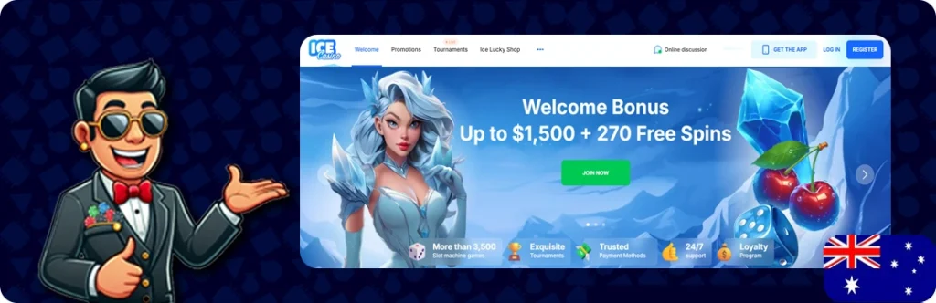 Ice Casino — Welcome Bonus Up To $1,500 + 270 Free Spins
