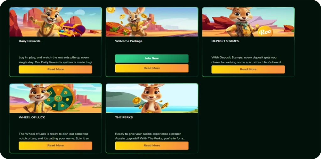 Roo Casino Bonuses for Australian Players
