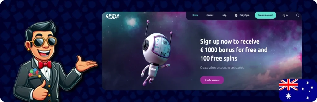 SpinAway — Sign Up Now To Receive €1000 Bonus For Free And 100 Free Spins