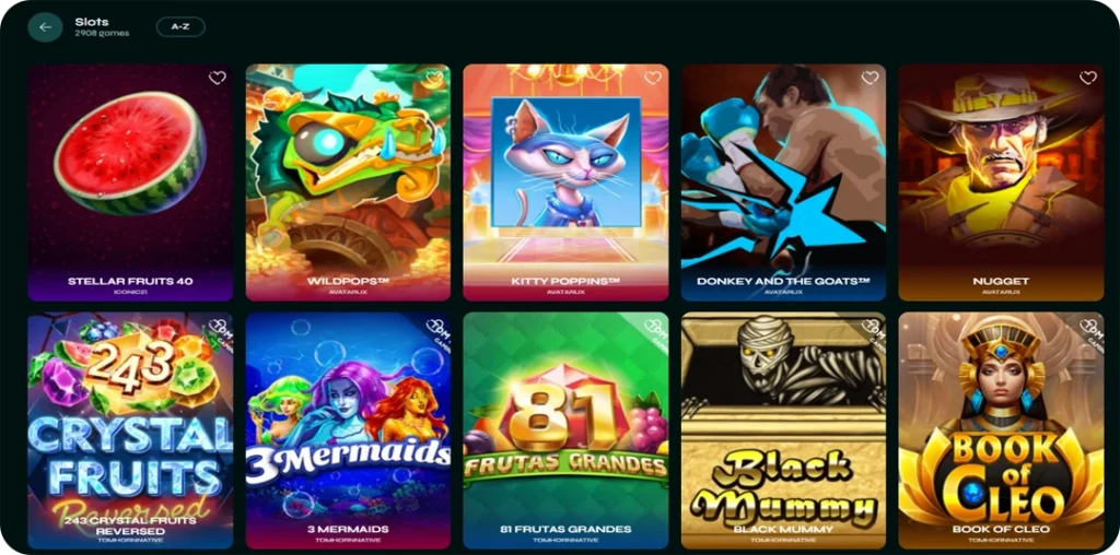 SavaSpin Online Casino Games