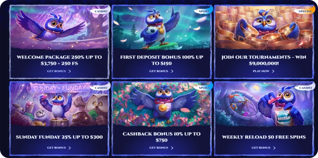 Spinight Bonuses for Australian Players
