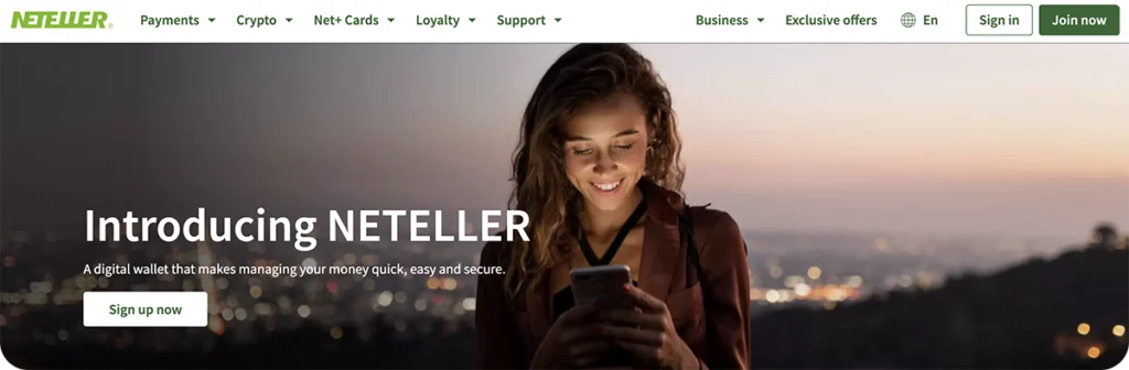 What is Neteller - official Neteller landing page