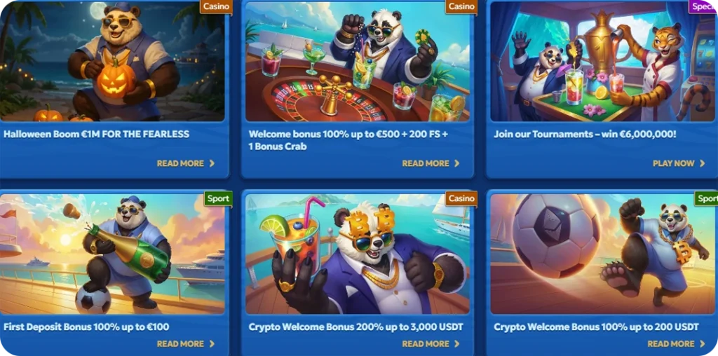 Pandido Casino Bonuses for Australian Players
