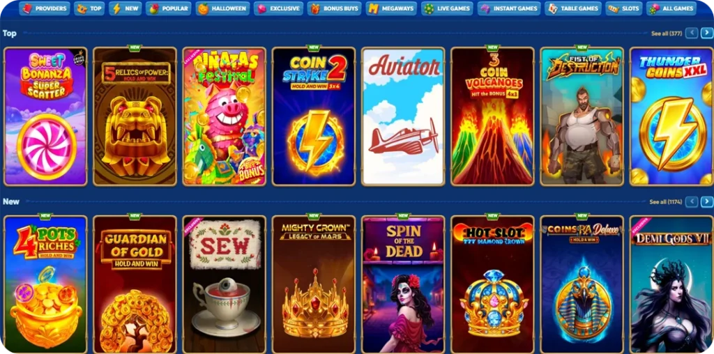 Pandido Casino Online Casino Games