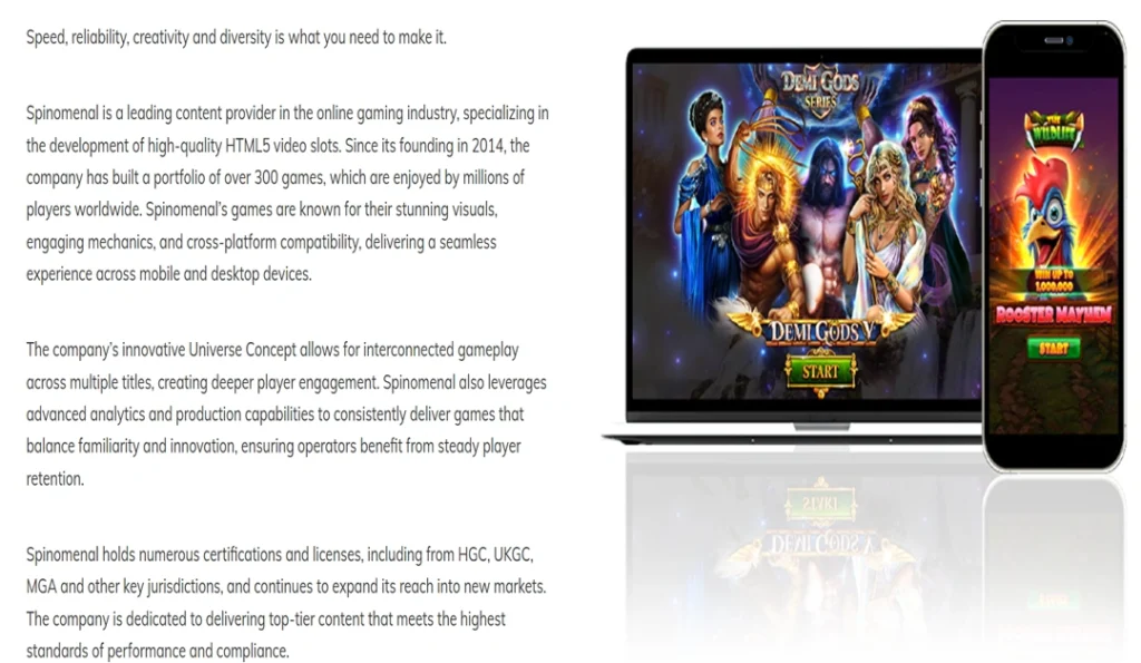 Who Is Spinomenal and Why Their Games Stand Out
