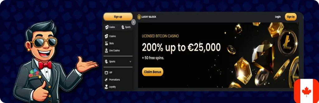 LuckyBlock Casino — Best Overall Crypto Casino