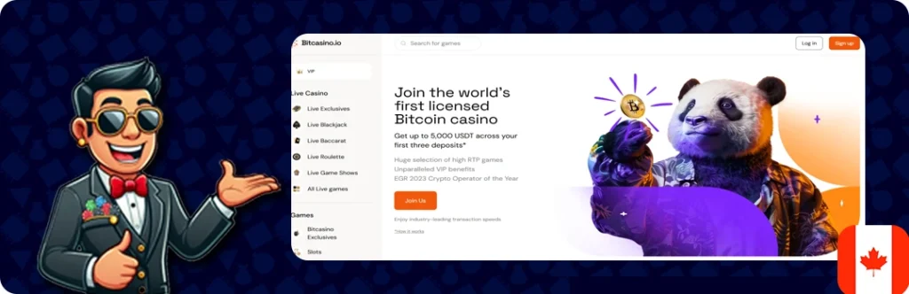 Bitcasino.io — Get Up To 5,000 USDT Across Your First Three Deposits