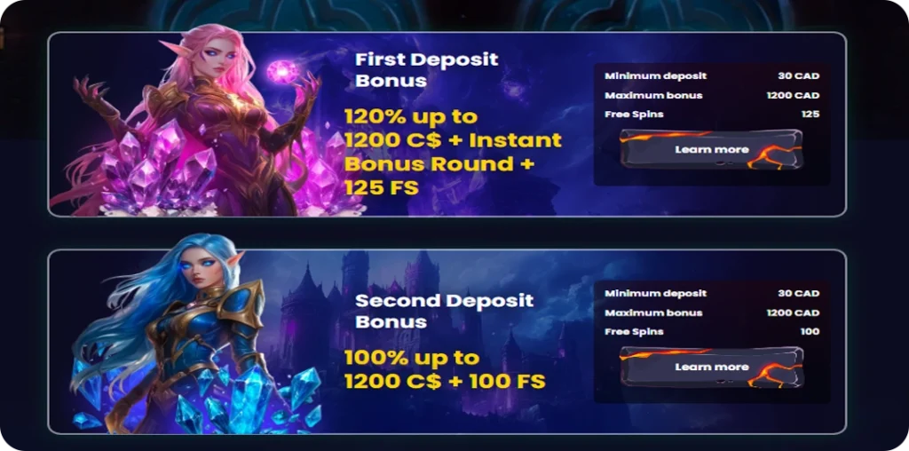 SlotsGem Casino Bonuses for Canadian Players