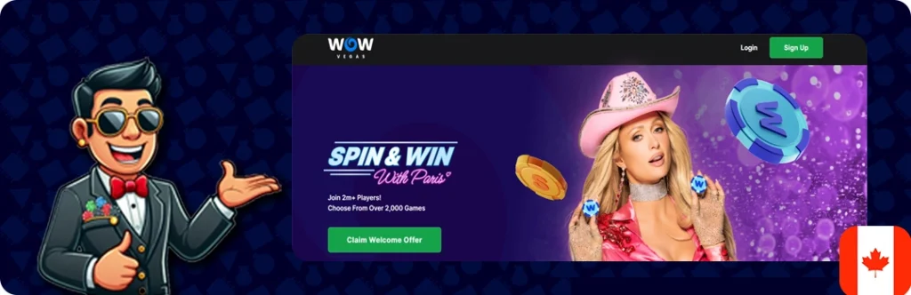WOW Vegas — Spin & win, Join 2m+ players