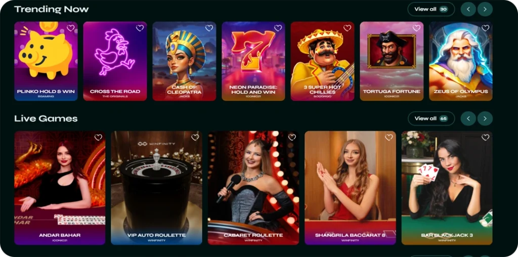 Savaspin Online Casino Games