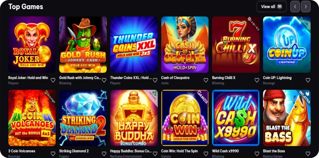 Spinmacho Online Casino Games