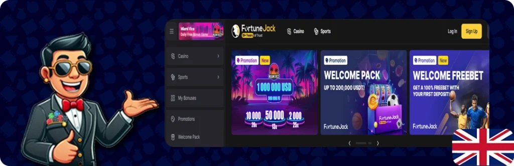 FortuneJack Casino — Best Crypto Casino With Fast Withdrawals