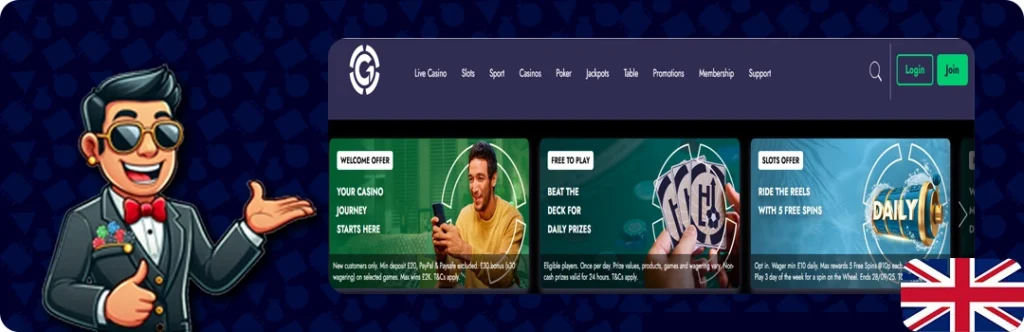 Grosvenor Casino — Double your First £20 Deposit Instantly
