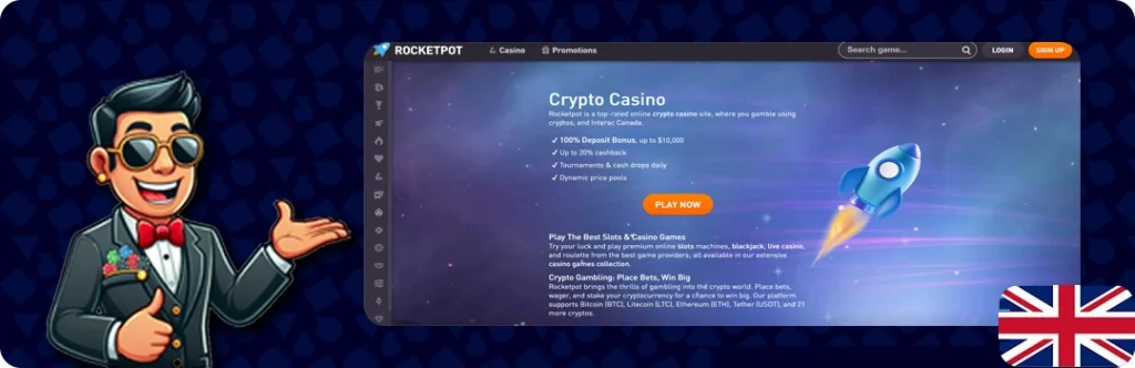 Rocketpot Casino — Best Crypto Casino With High Payouts