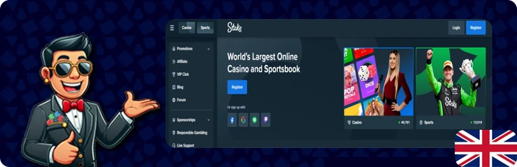 Stake.com — World’s largest online casino