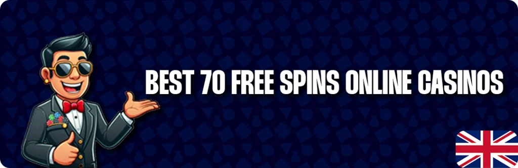 Top 5 Best 70 Free Spins No Deposit Online Casino Bonuses