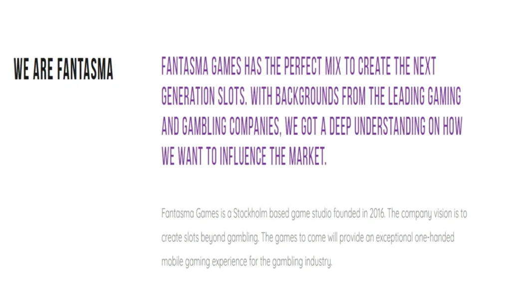 Who Is Fantasma Games?