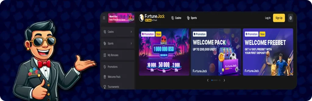 FortuneJack Casino — Best Crypto Casino With Fast Withdrawals