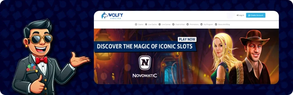 Wolfy Casino — Best Overall Instant Withdrawal Casino