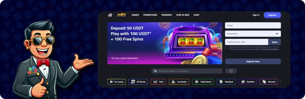 mBit Casino — Best Crypto Casino With High Payouts