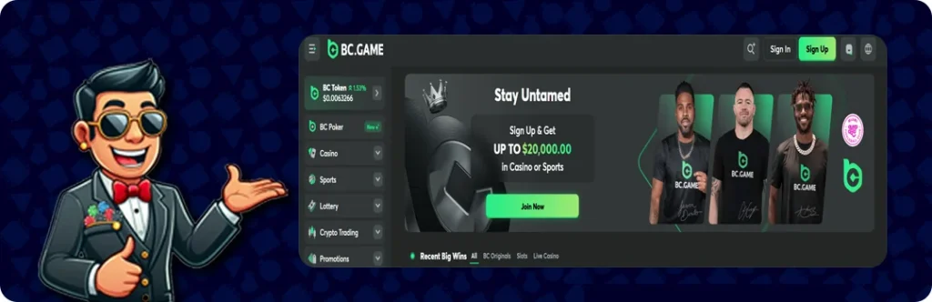 BC.Game Casino — Sign Up & Get Up To $20,000.00 In Casino