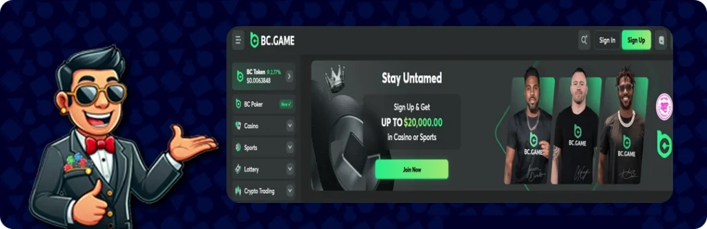 BC.Game Casino — Sign up & Get up to $20,000.00 in casino