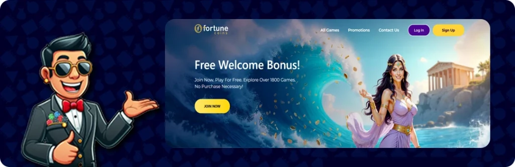 Fortune Coins — Free Welcome Bonus! Over 1800 Games