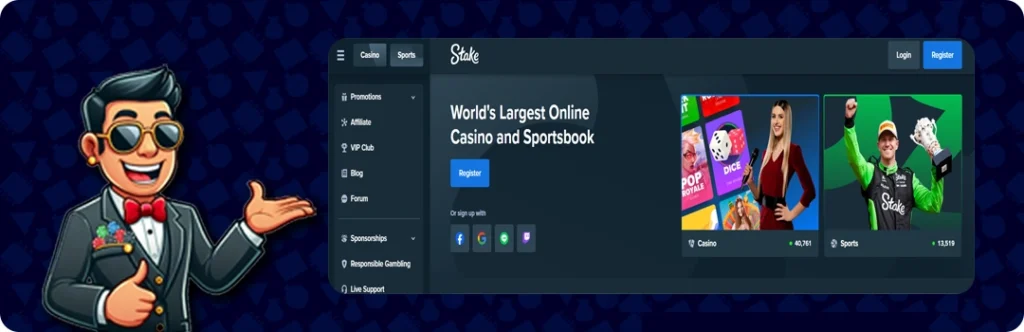 Stake — World’s Largest Online Casino
