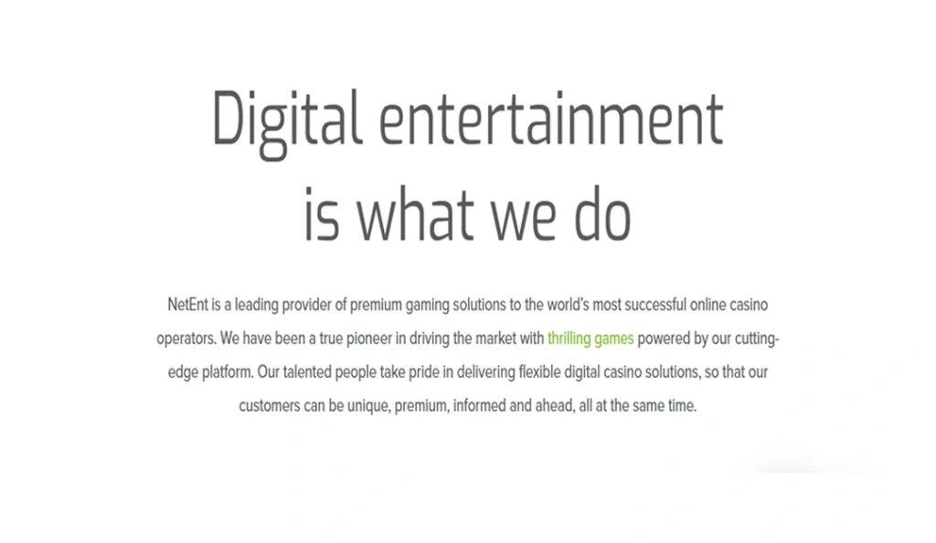 Who Is NetEnt and What Makes Them Stand Out